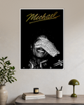 Michael Signature Portrait Poster | Premium Matte Wall Art