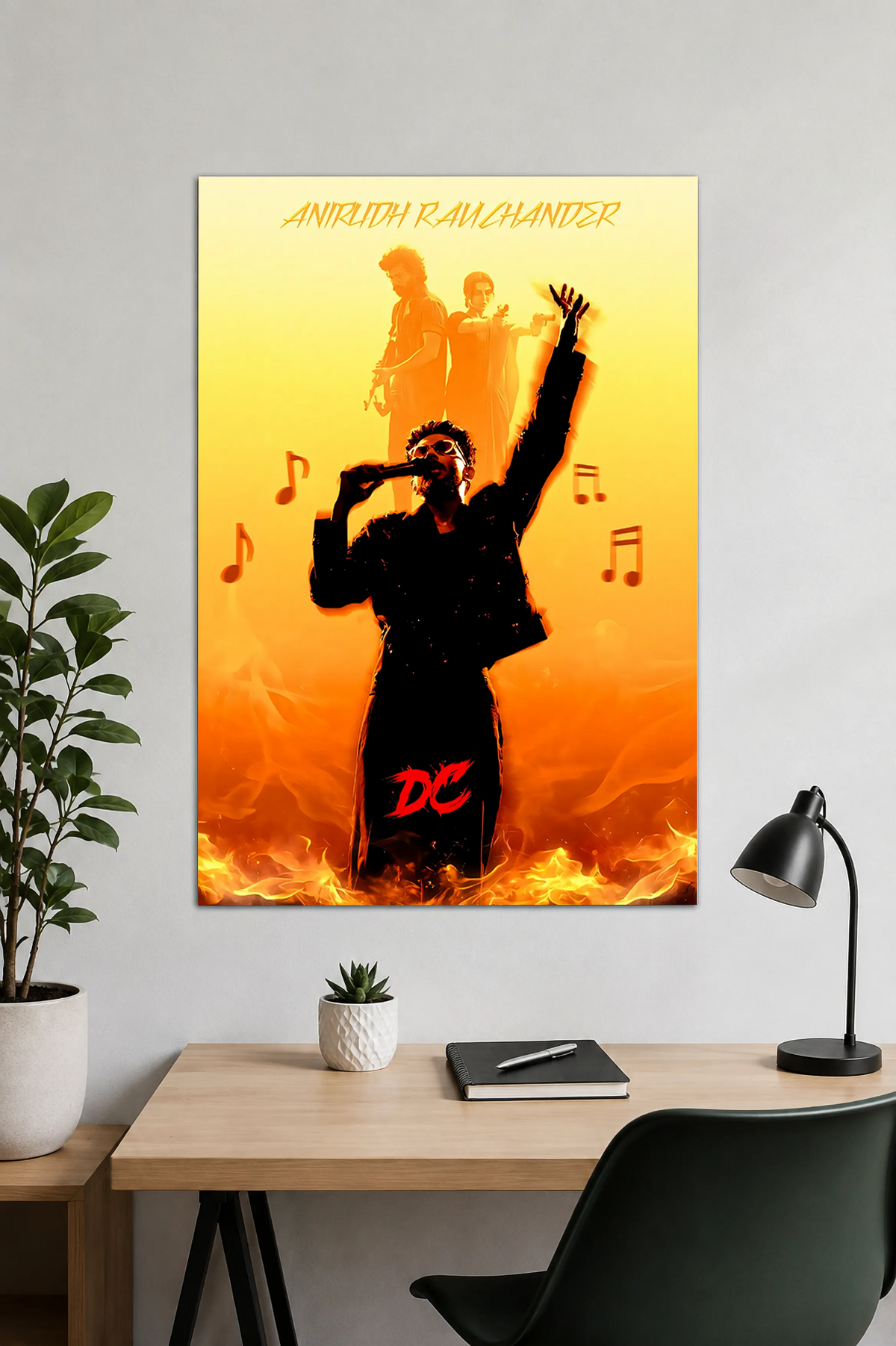 Anirudh Ravichander Concert Wall Art Poster