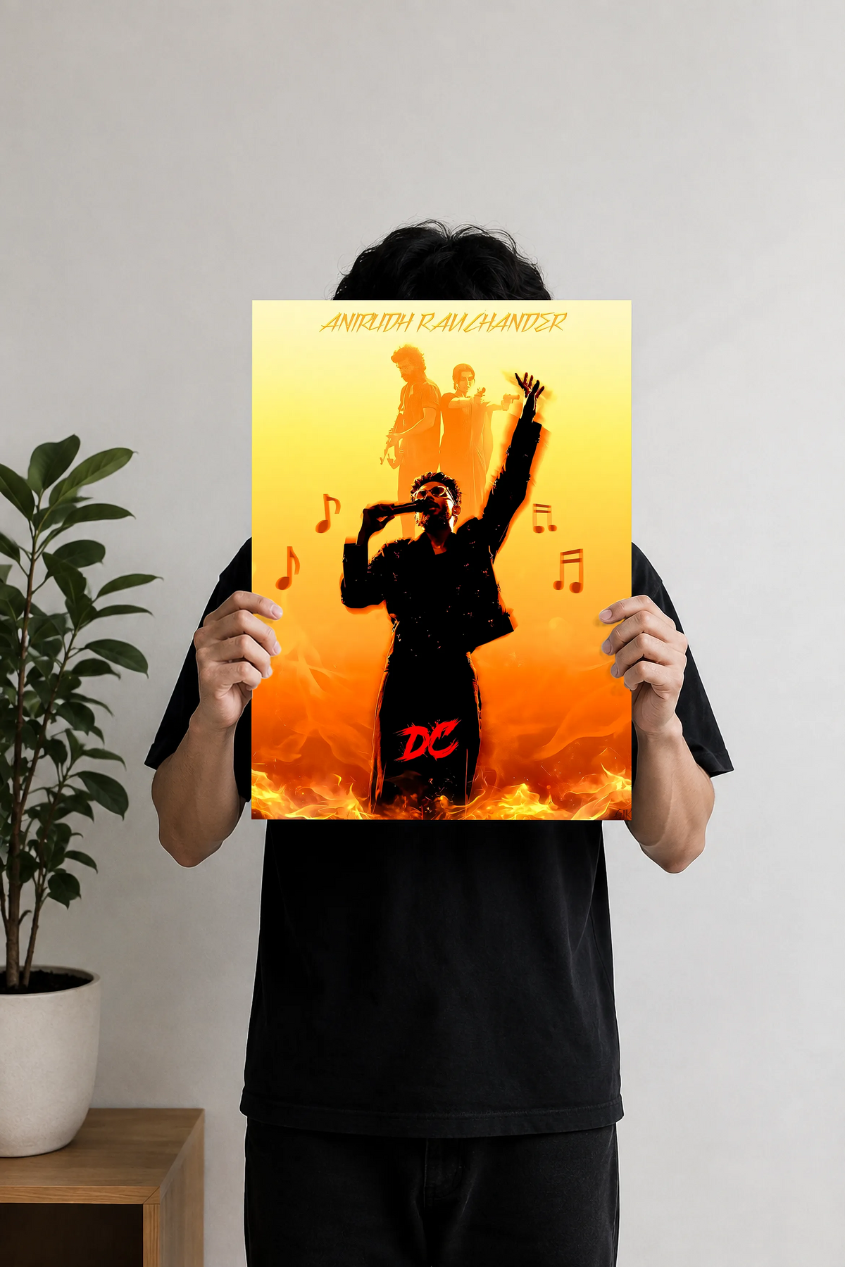 Anirudh Ravichander Concert Wall Art Poster