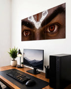 Divine Hindu Eyes Spiritual | Wall Art Poster
