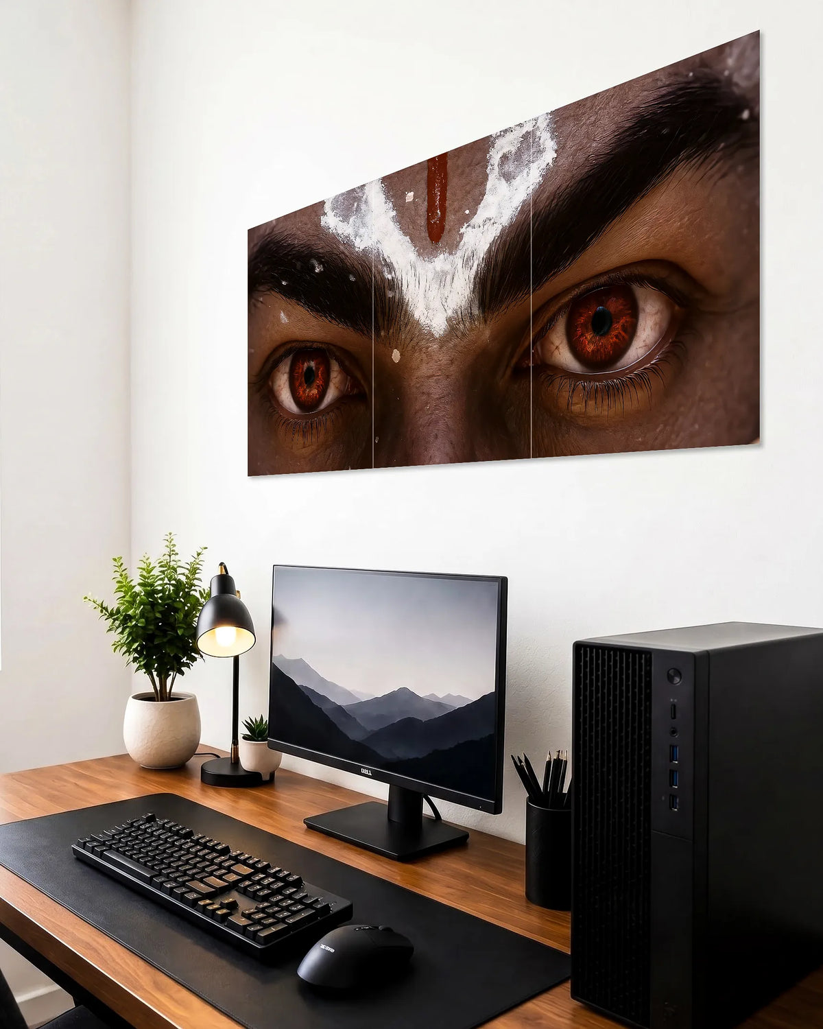 Divine Hindu Eyes Spiritual | Wall Art Poster