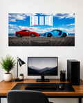 ferrari-f430-vs-audi-r8-face-to-face-supercar-poster-above-desk-setup.jpg