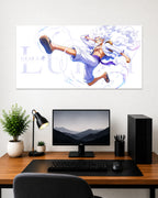 Gear 5 Luffy Anime Wall Art | One Piece Poster