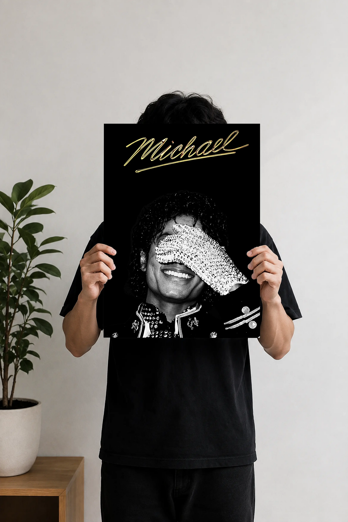 Michael Signature Portrait Poster | Premium Matte Wall Art