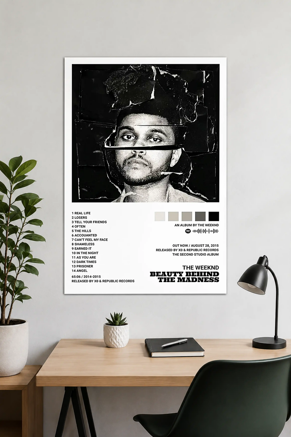 The Weeknd Trilogy Album Cover Poster | Minimal Wall Art