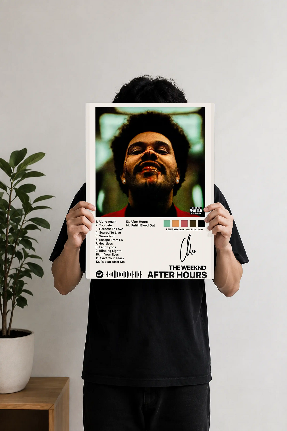 The Weeknd After Hours Album Cover Poster | Wall Art