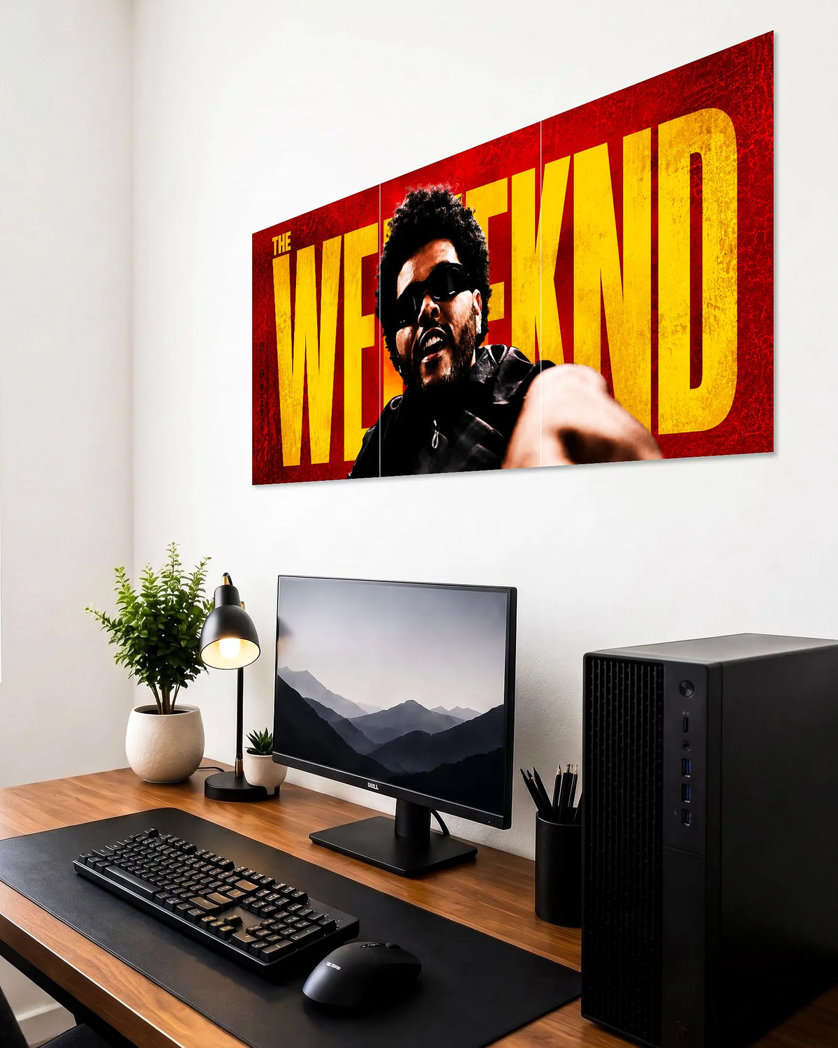 The Weeknd 3-Piece Split  | Music Poster Decor