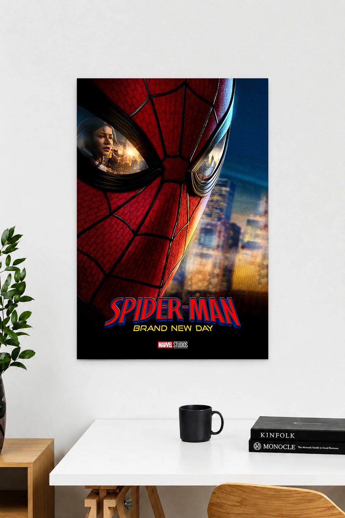 Spider-Man Brand New Day inspired Marvel superhero wall poster
Premium Spider-Man movie poster for bedroom and gaming room decor